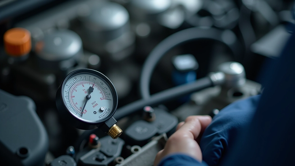 Professional diagnostic equipment used for power steering system testing